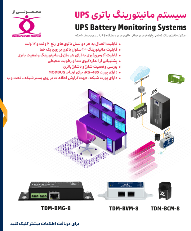 سیستم مانیتورینگ باتری UPS
